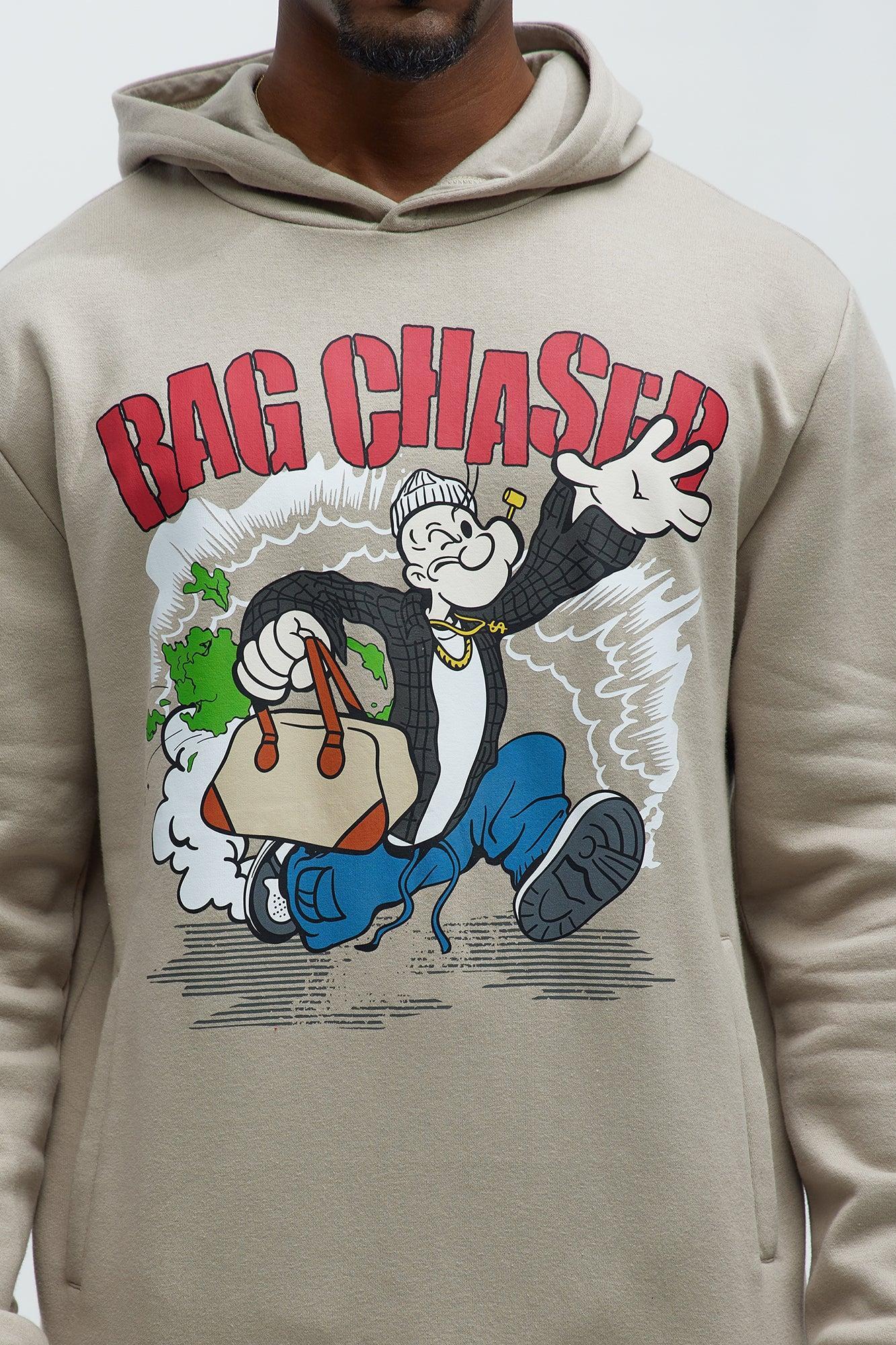 Popeye Bag Chaser Hoodie - Khaki Product Image