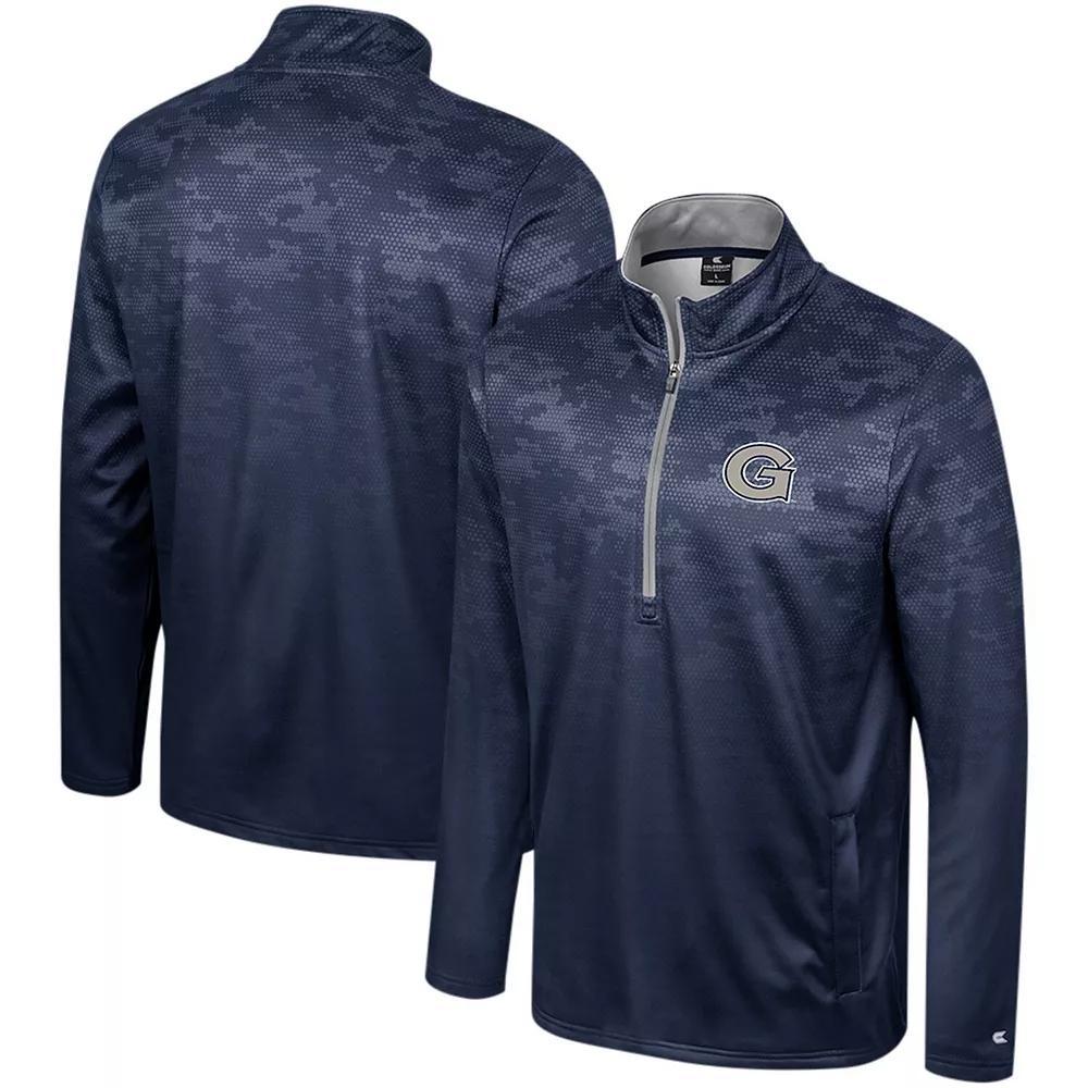 Men's Colosseum  Navy Georgetown Hoyas The Machine Half-Zip Jacket, Size: XL, Grg Blue Product Image