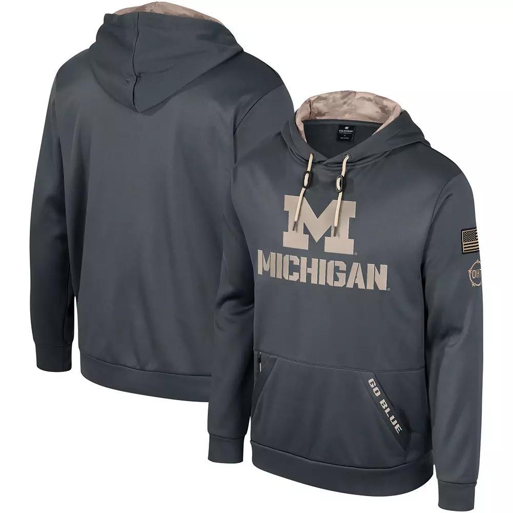 Men's Colosseum Charcoal Kentucky Wildcats OHT Military Appreciation Pullover Hoodie, Size: Medium Product Image