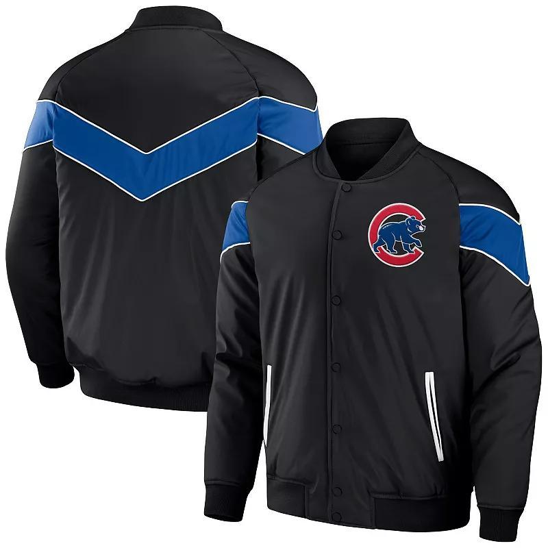 Men's Darius Rucker Collection by Fanatics Navy St. Louis Cardinals Baseball Raglan Full-Snap Jacket, Size: Small, Blue Product Image