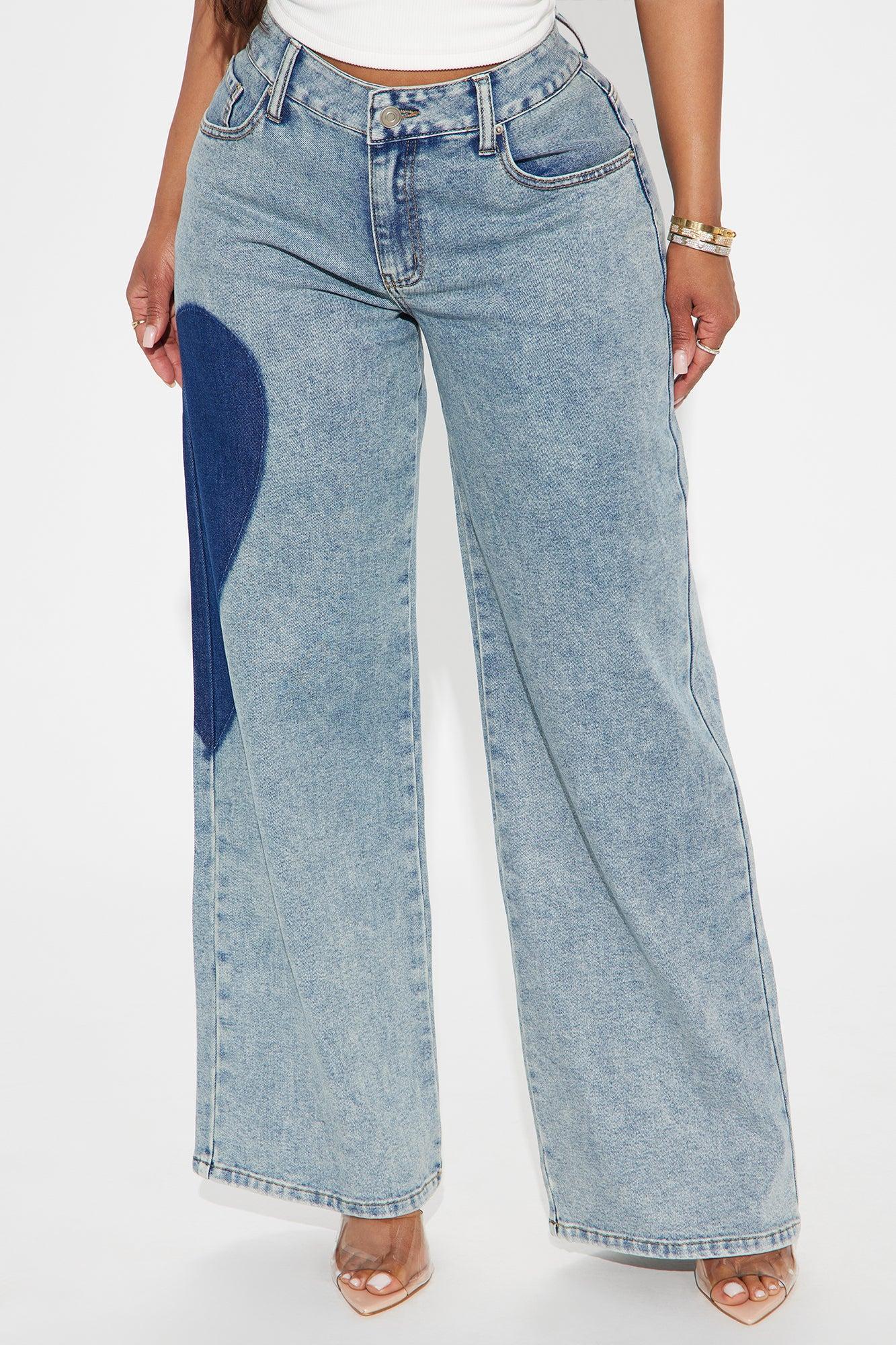 All My Loving Heart Straight Leg Jeans - Light Wash Product Image