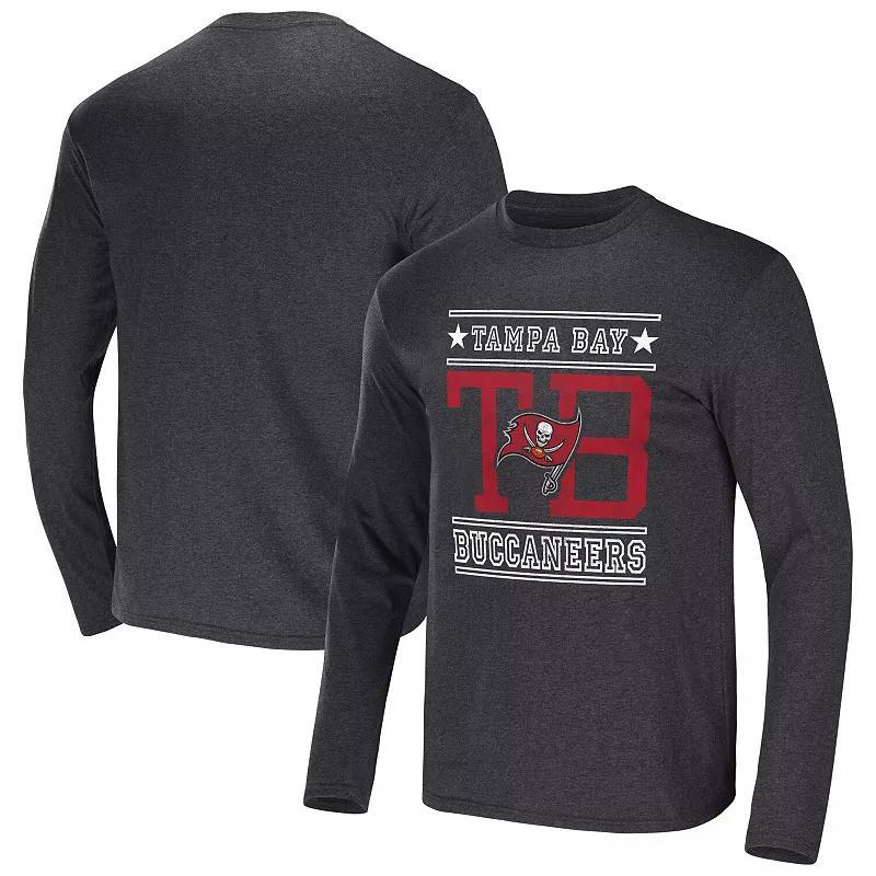 Men's NFL x Darius Rucker Collection by Fanatics Heathered Charcoal Arizona Cardinals Long Sleeve T-Shirt, Size: Large Product Image