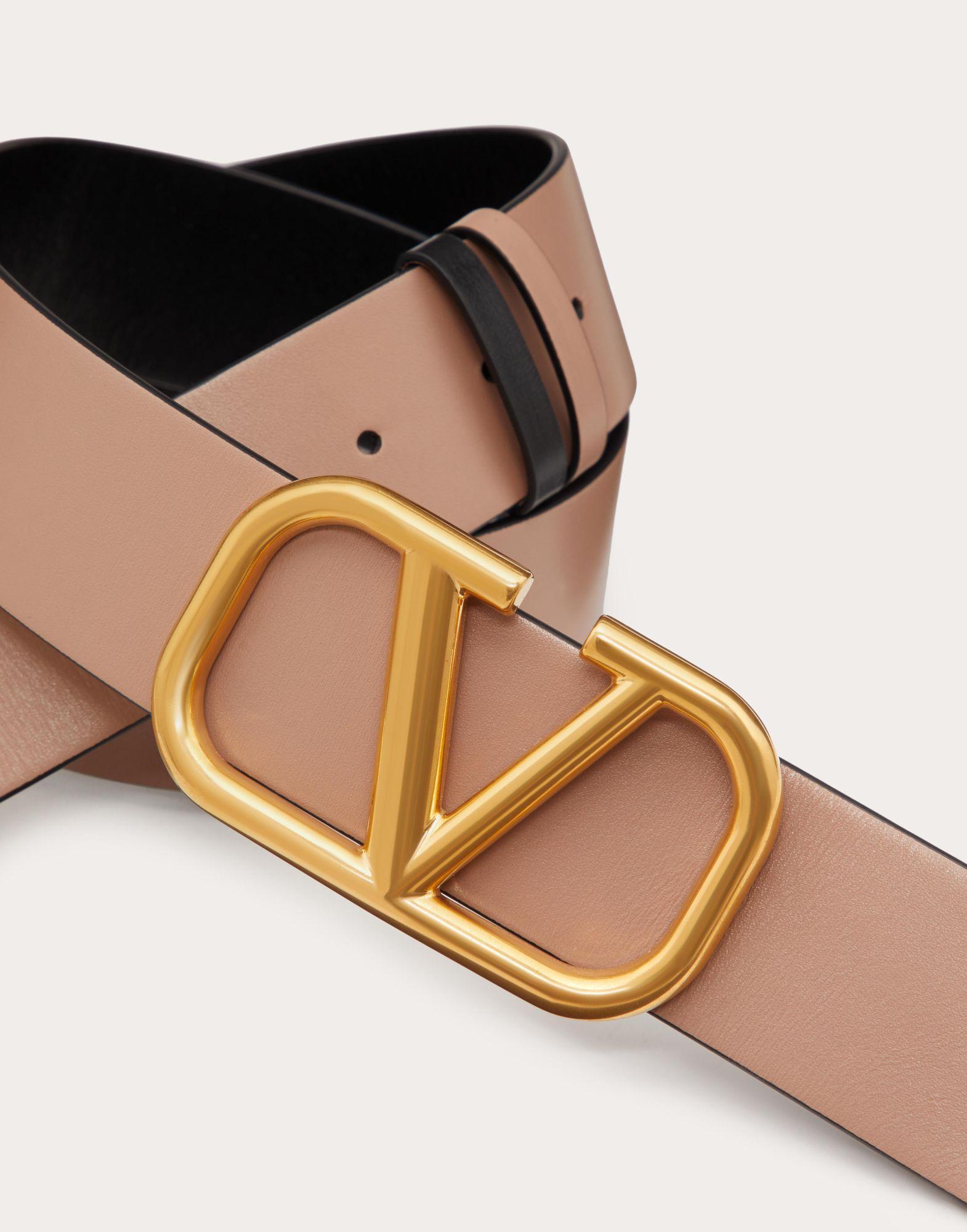 Reversible Vlogo Signature Belt In Glossy Calfskin 40 Mm  Product Image