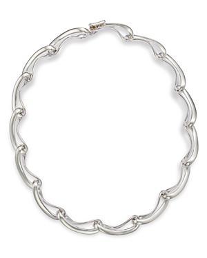 Georg Jensen Sterling Silver Infinity Link Collar Necklace, 16.93 Product Image
