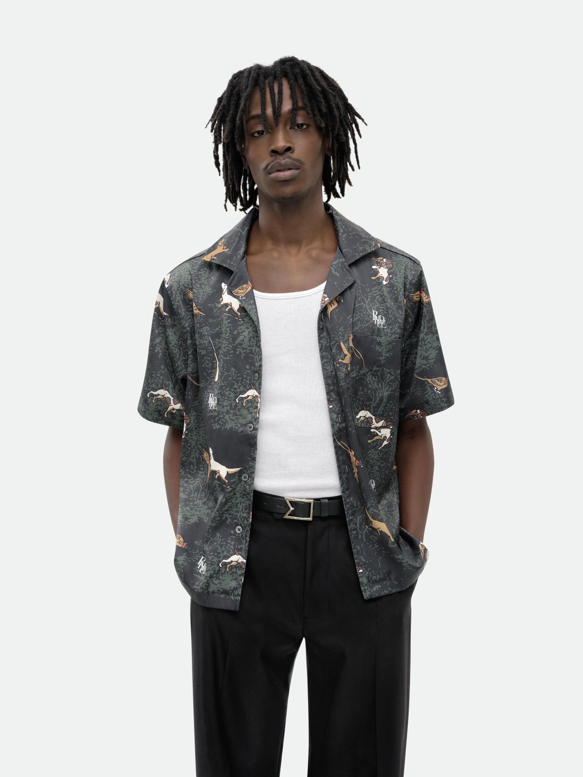SCRAMBLE DOG PRINT SHIRT Male Product Image