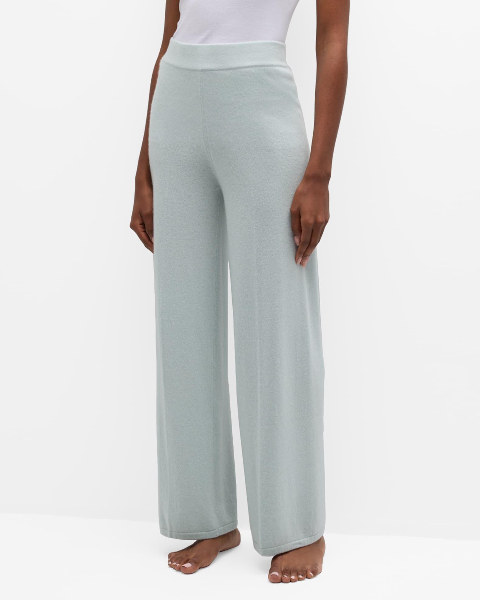 Cashmere Straight-Leg Knit Pants Product Image