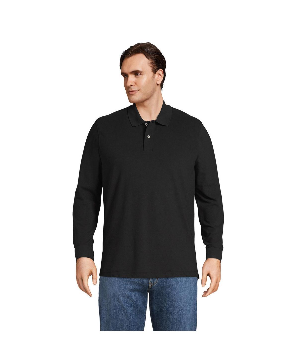 Men's Lands' End Comfort First Mesh Polo, Size: Medium, Gray Grey Product Image