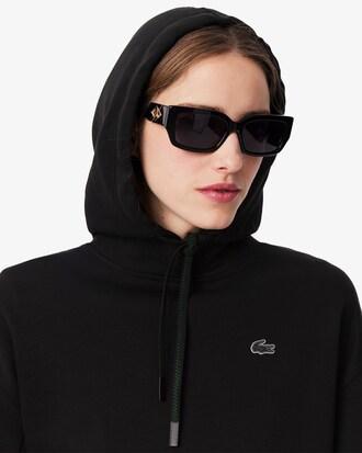 Short Cut Cotton Hoodie Product Image