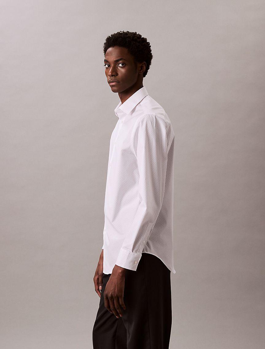 Refined Cotton Stretch Slim Fit Dress Shirt Product Image