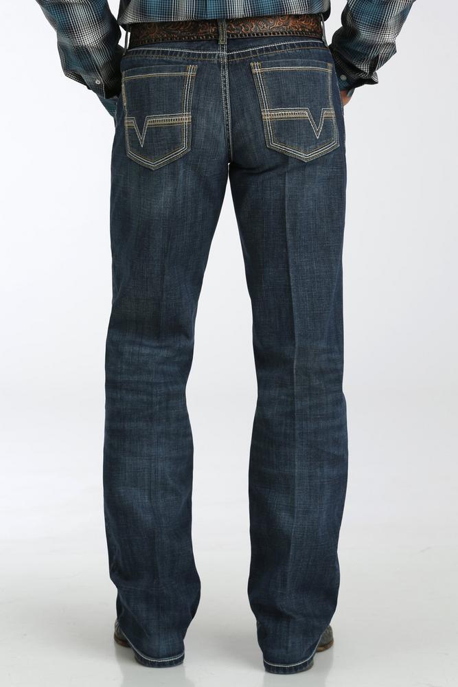 SALE Cinch® Men's Grant Relaxed Fit Dark Stone Boot Cut Jeans Product Image