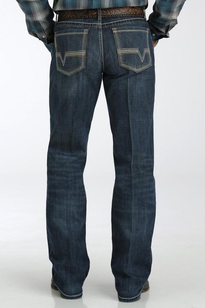 SALE Cinch® Men's Grant Relaxed Fit Dark Stone Boot Cut Jeans Product Image