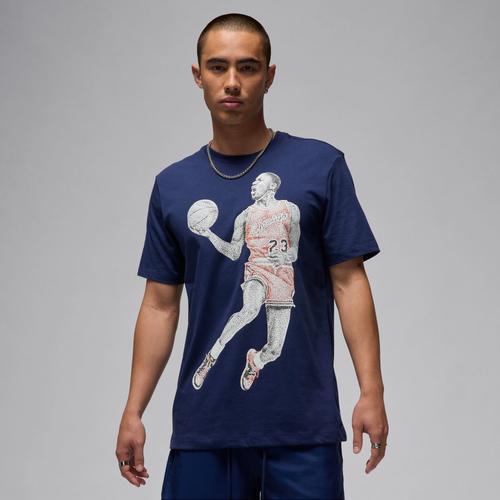 Jordan Mens Jordan Brand Dot MJ Short Sleeve T-Shirt - Mens Product Image