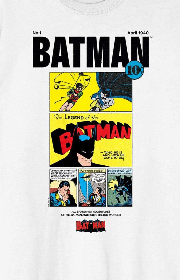 Men's Batman 90th Anniversary Short Sleeve Graphic T-Shirt, Size: XL, White Product Image