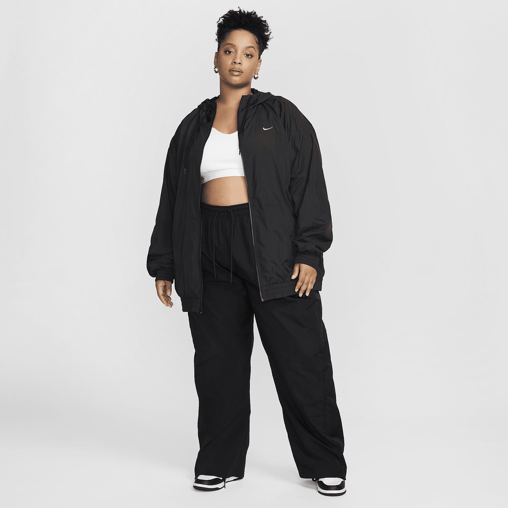 Nike Sportswear Classic Wovens Women's Loose UV Hooded Jacket (Plus Size) Product Image