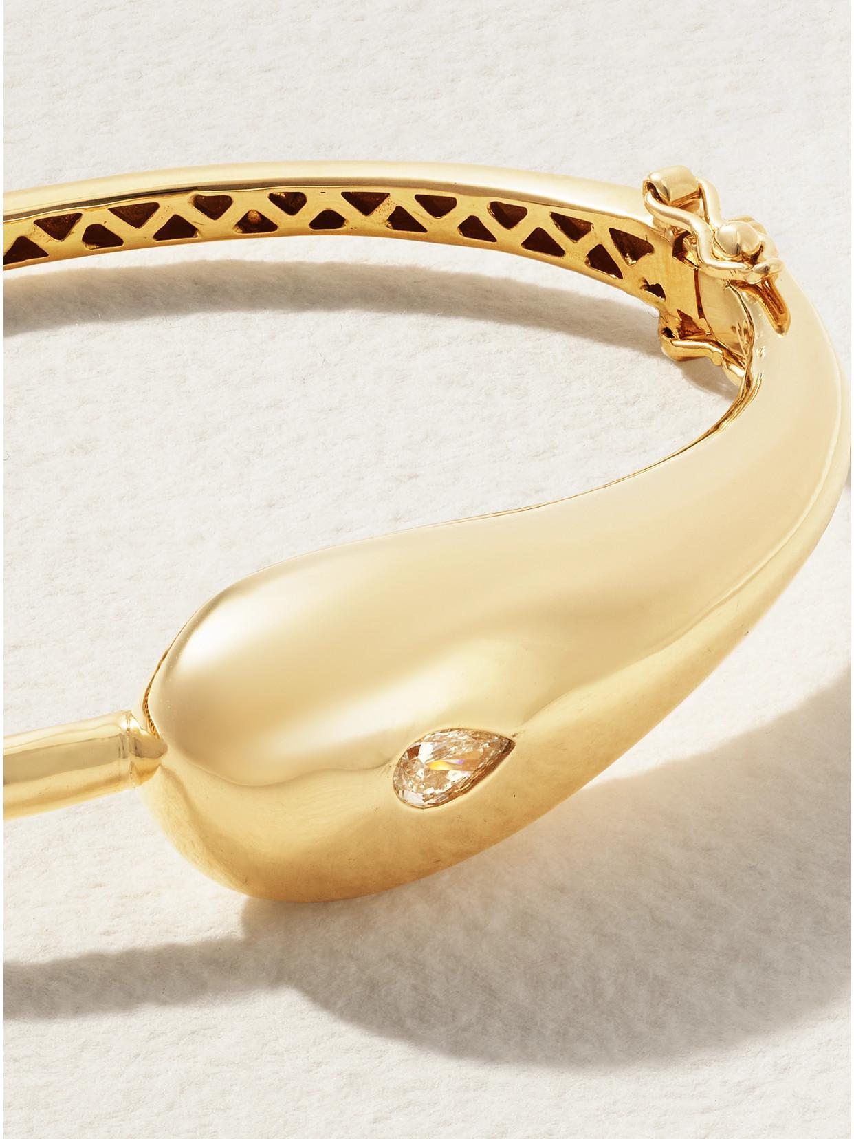 MATEO Droplet 14-karat Gold Diamond Bracelet Product Image