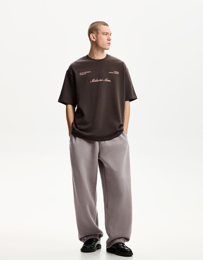 Plush balloon fit pants Product Image