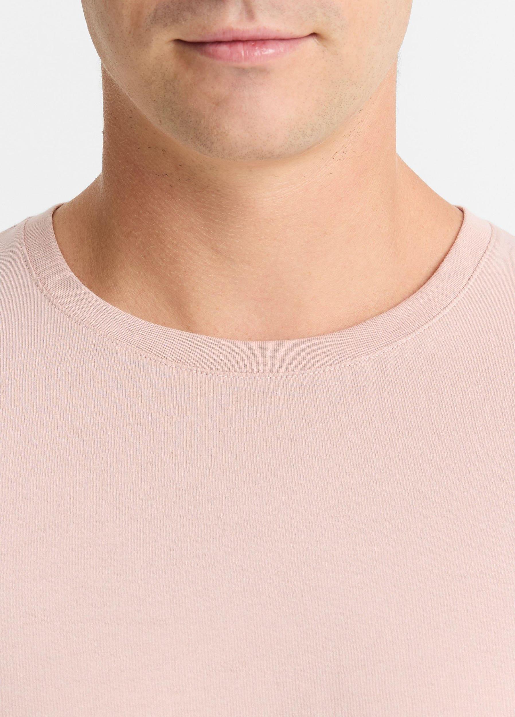 Mens Pima Cotton Crew Neck T-Shirt, Blue Hour, Size S Vince Product Image