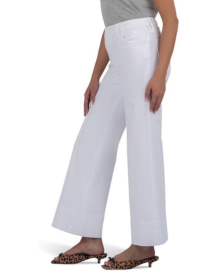 Meg High-Rise Fab Ab Wide Leg Raw Hem in Milestone Product Image