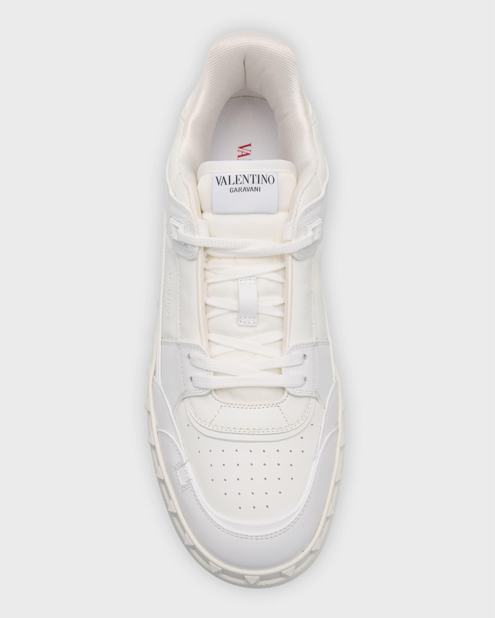 Men's Freedots Leather Low-Top Sneakers Product Image