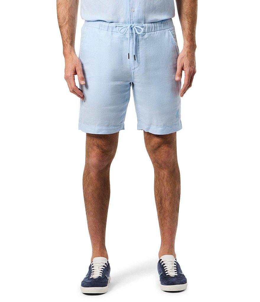 Psycho Bunny Windcrest Linen 7#double; Inseam Shorts Product Image