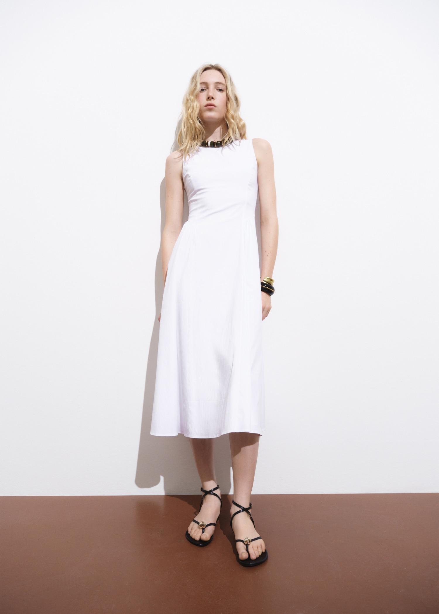 Flared midi-dress - Women | MANGO USA Product Image
