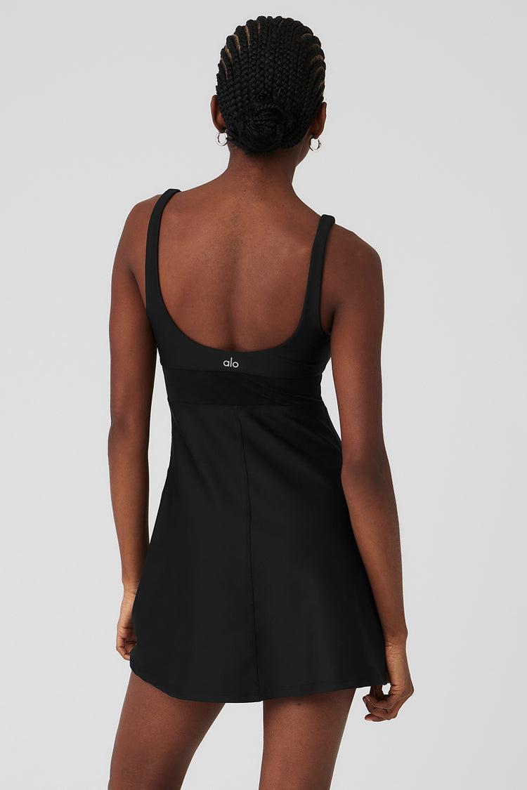 Airlift Double Trouble Tennis Dress - Black Product Image