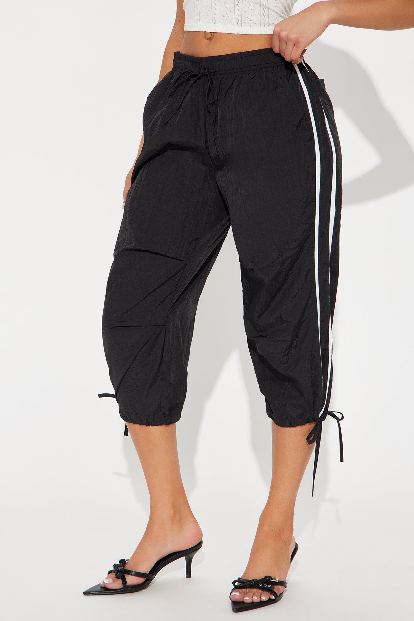 Sporty And Fun Capri Pant - Black Product Image