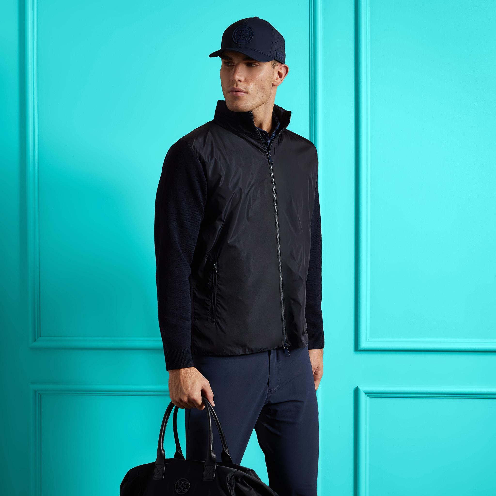 NYLON HYBRID SWEATER JACKET Product Image