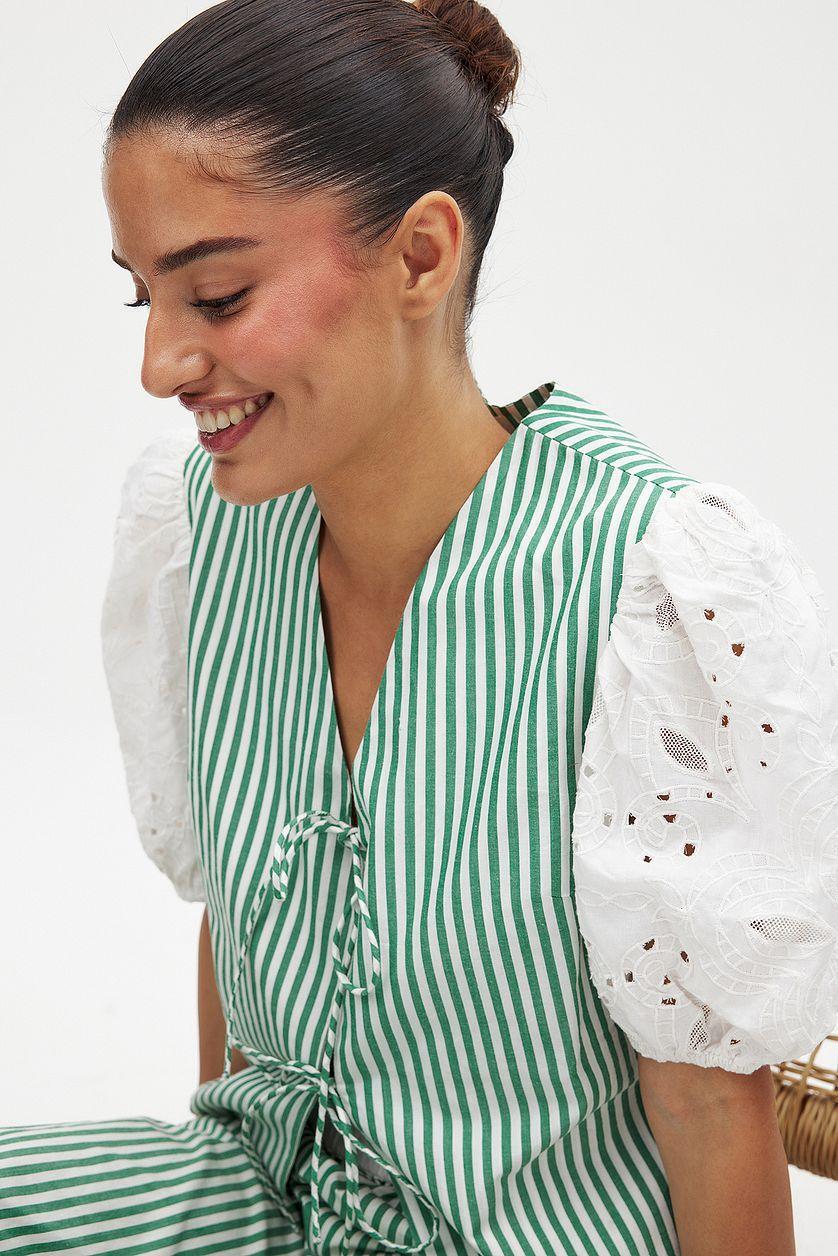 Anglaise Tie Detail Top Product Image