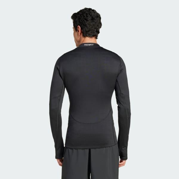 adidas Techfit COLD.RDY Training Long Sleeve Tee Black L Mens Product Image