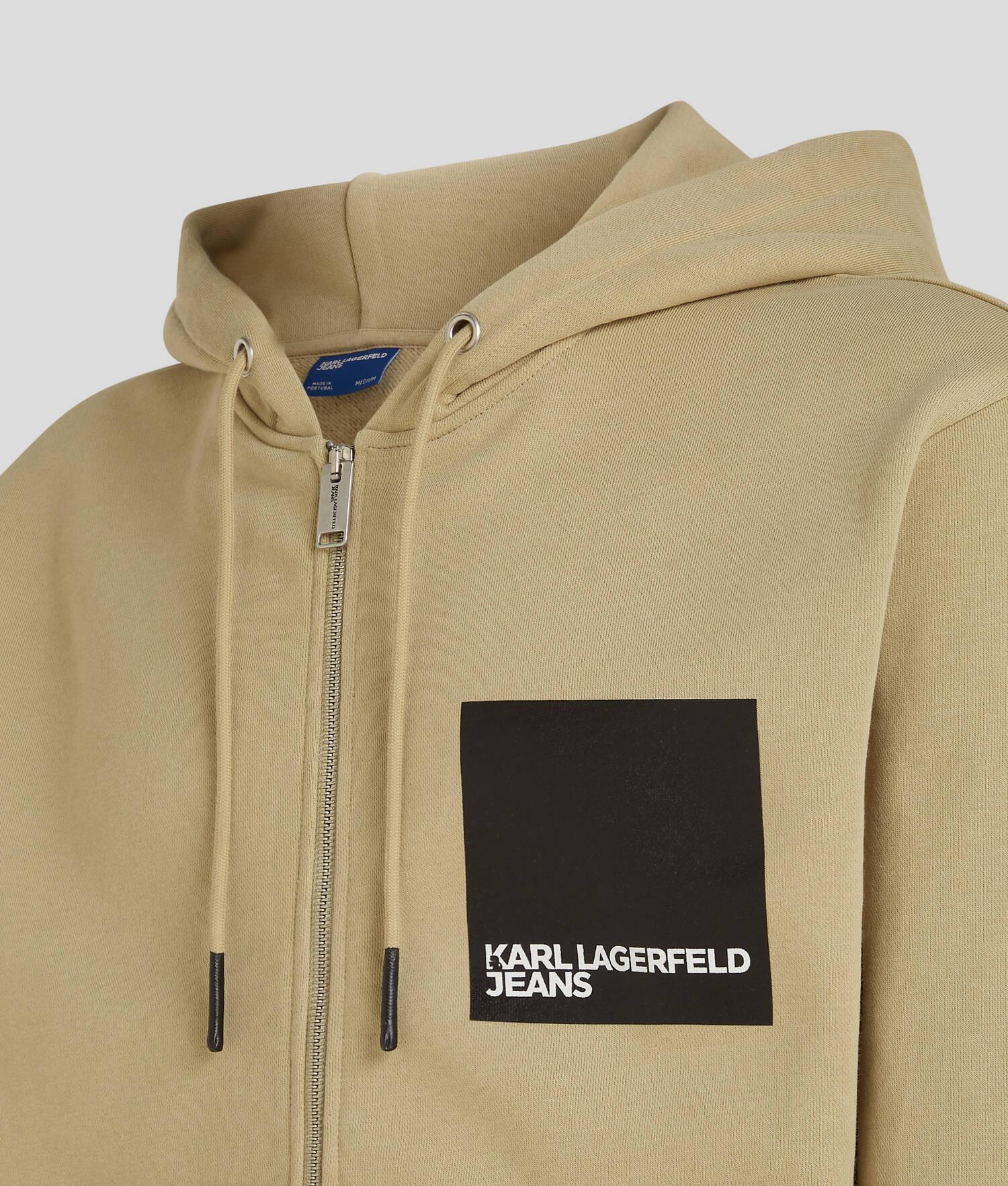 KLJ BOX LOGO ZIP-UP HOODIE Product Image