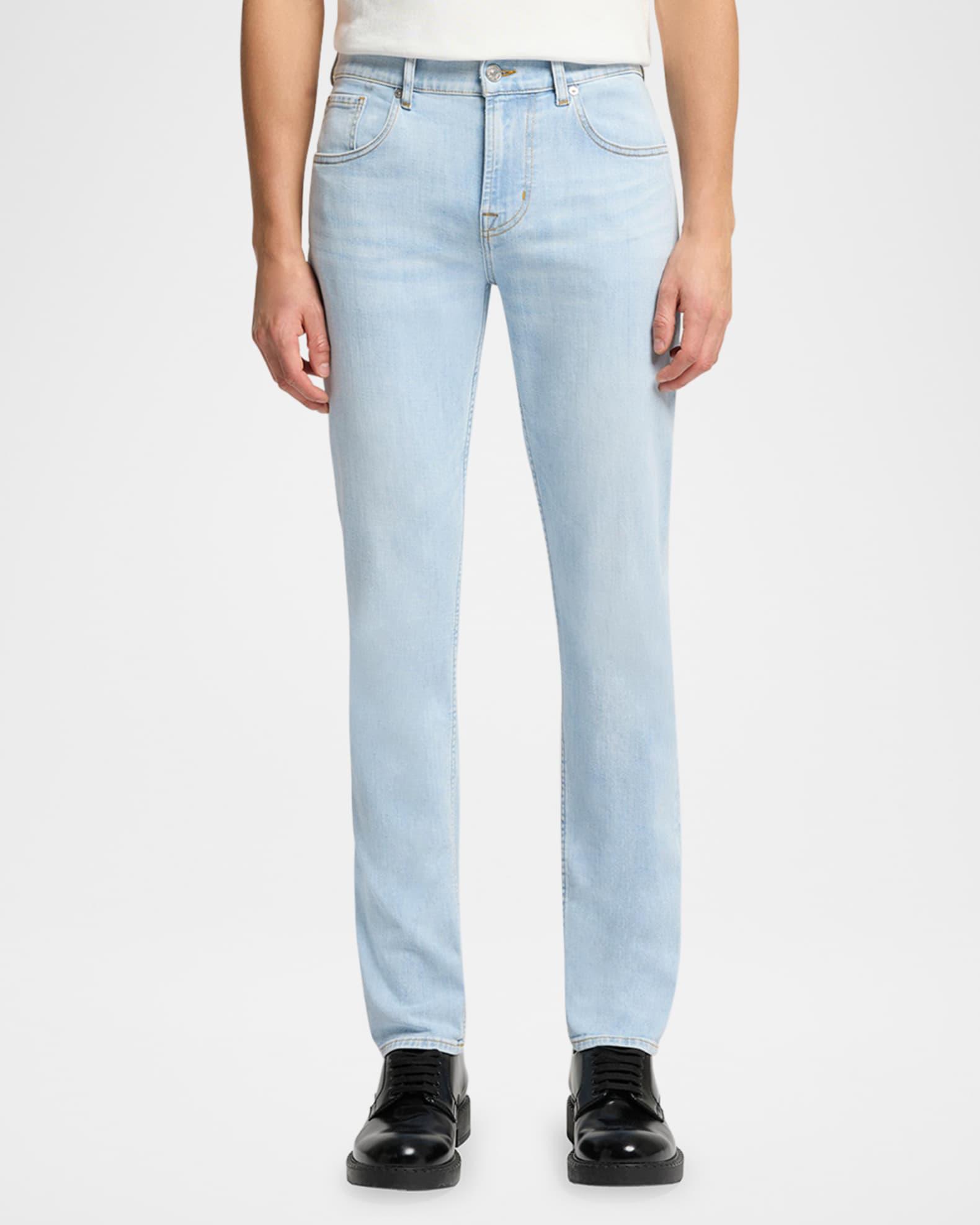Men's Slimmy Tapered Luxe Denim Jeans Product Image