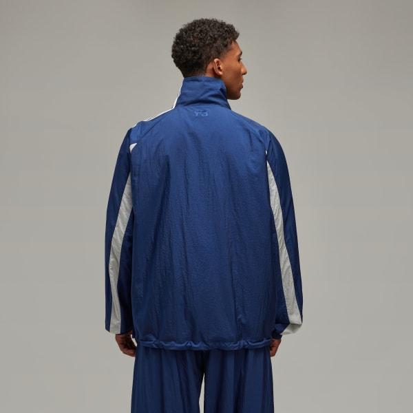 adidas Y-3 3-Stripes Nylon Shell Jacket Dark Blue XS Mens Product Image