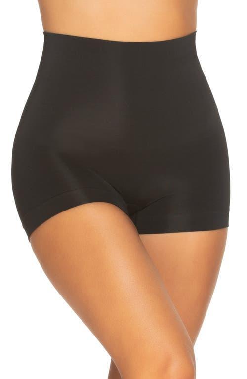 Women's Jezebel Fusion Waist Firm Control Shaping Boyshort 710161, Size: XL, Brown Cca Product Image