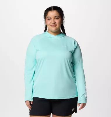 Columbia Women's PFG Tidal Tee II Hoodie - Plus Size- Product Image