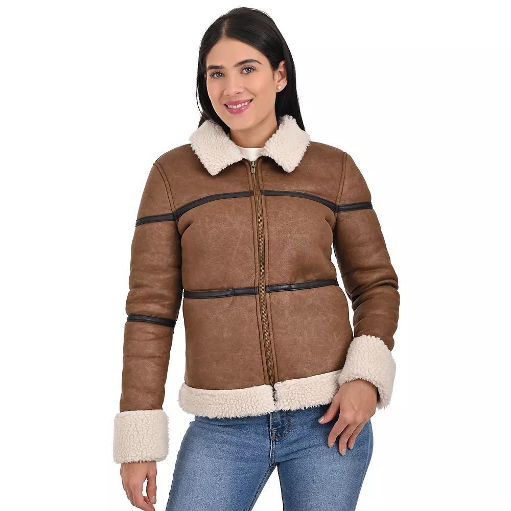 Women's Lee® Faux Shearling Midweight Sherpa Jacket, Size: XL, Ivory Product Image