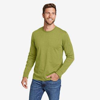 Men's Eddie Bauer Legend Wash Long Sleeve Tee, Size: XXL, Dark Orange Product Image