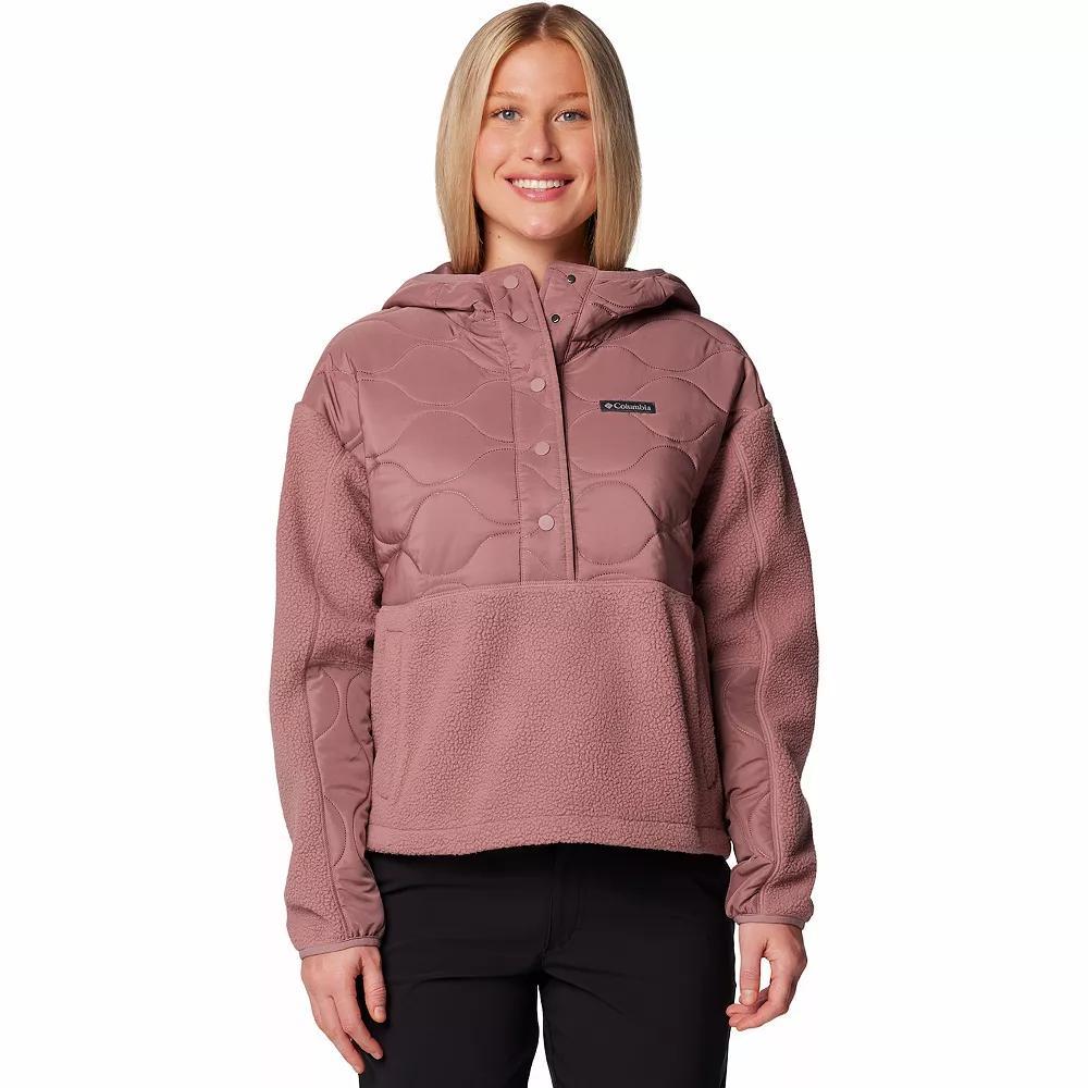 Womens Columbia Cloud Point Hooded Fleece Pullover Jacket Product Image