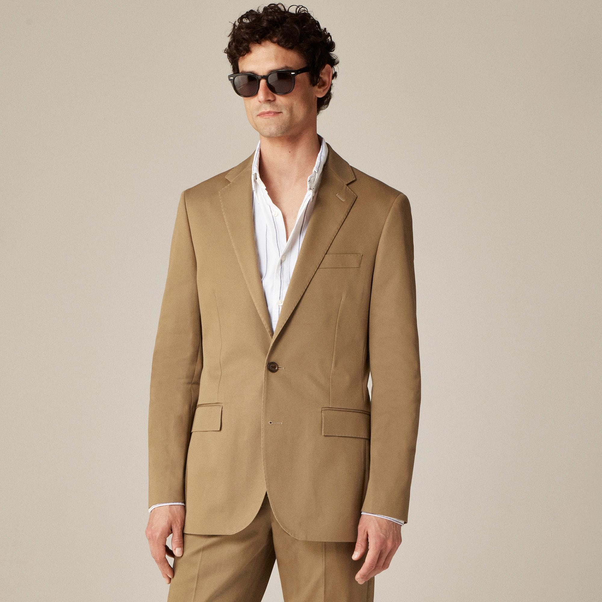 Ludlow Slim-fit suit jacket in Japanese cotton chino Product Image