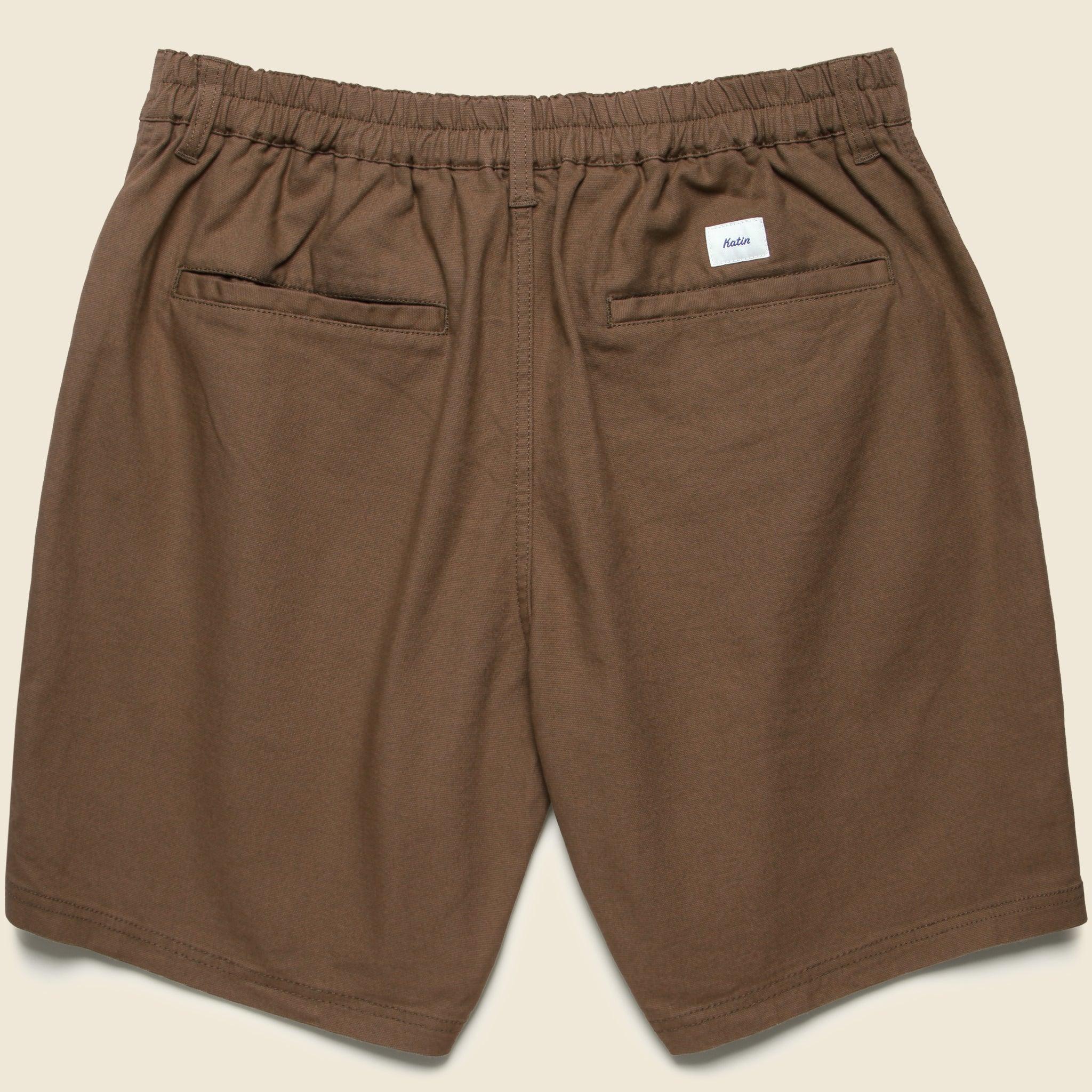 7" Trails Canvas Shorts - Earth Product Image