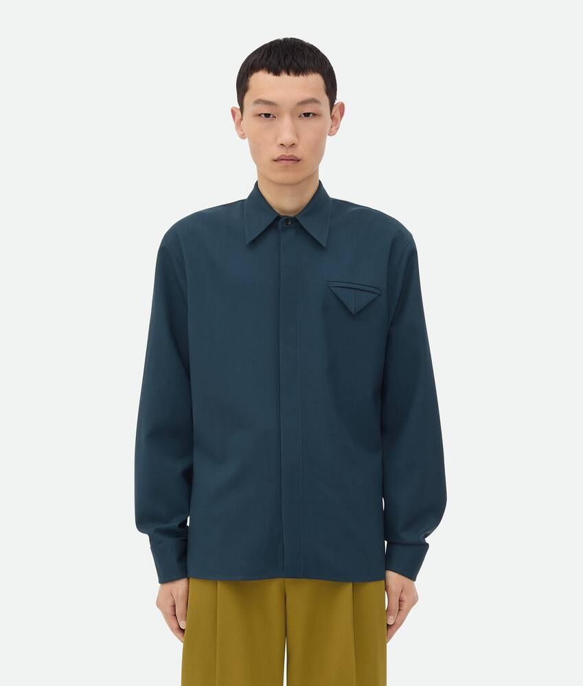 Men's Wool Grain De Poudre Trousers in Limonite Product Image