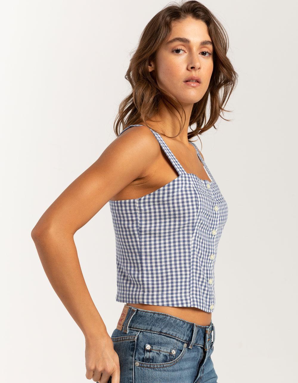 LEVI'S Lottie Linen Womens Top - BLUE/WHT Product Image