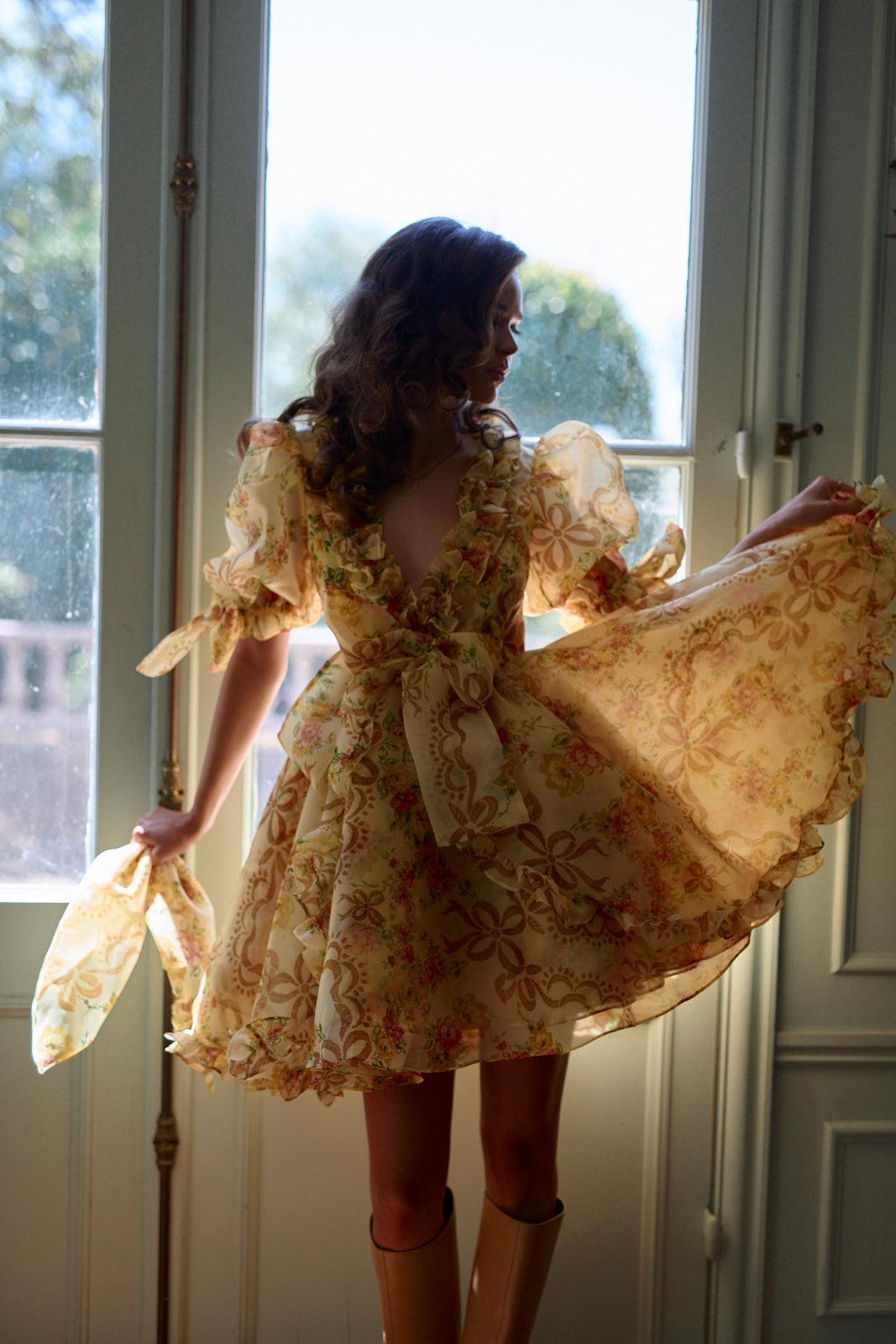 The Cr�me Brulee Marie Dress Product Image