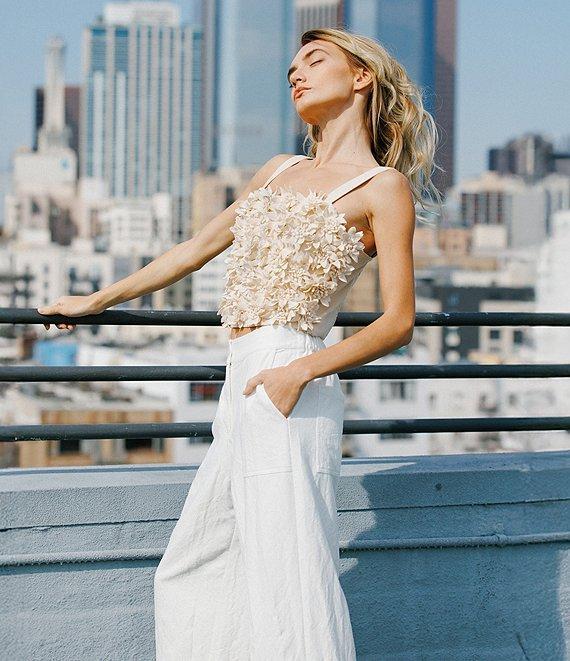 CIEBON Jeneen High Waisted Wide Leg Pants Product Image