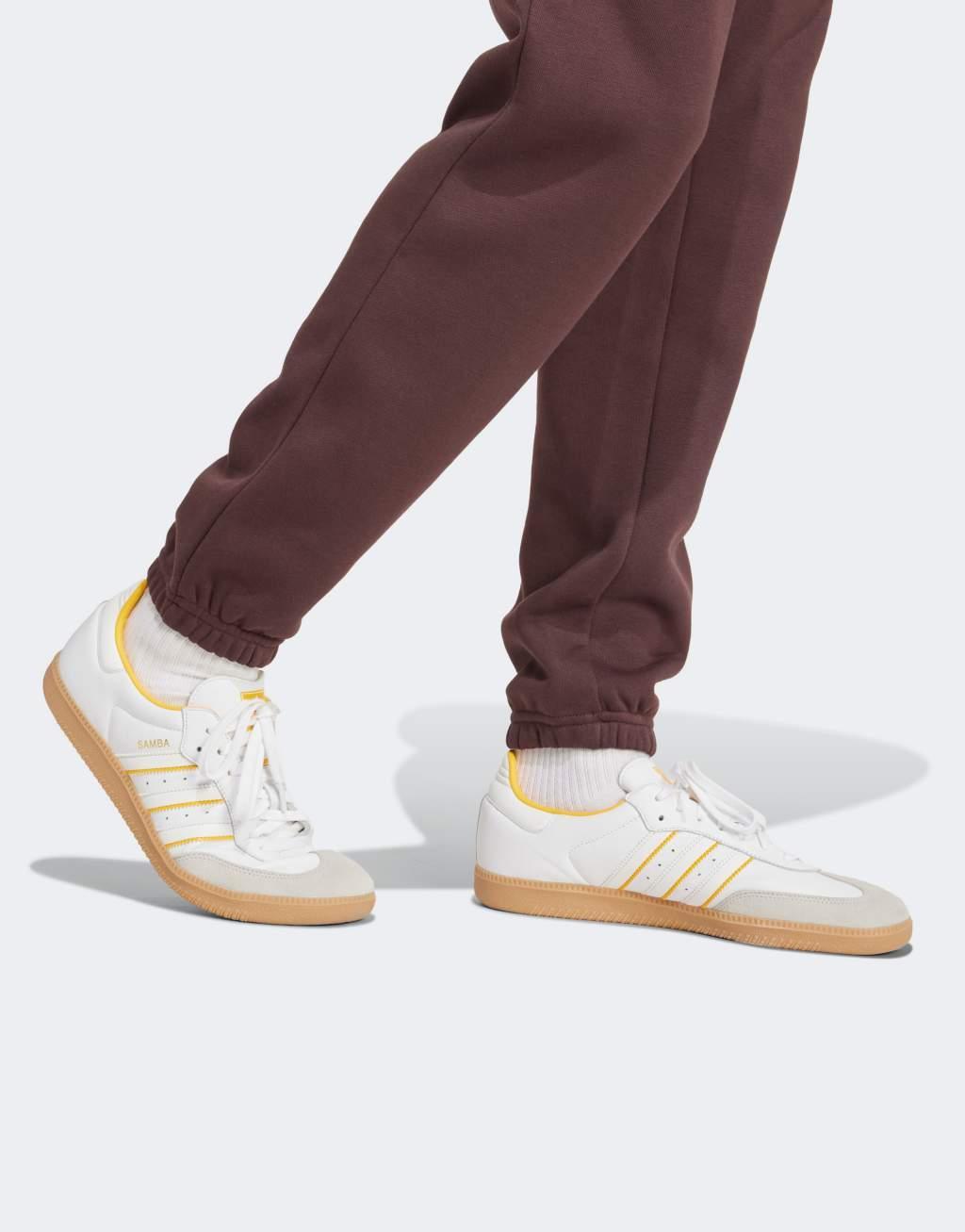 adidas Originals essential track pants in brown Product Image