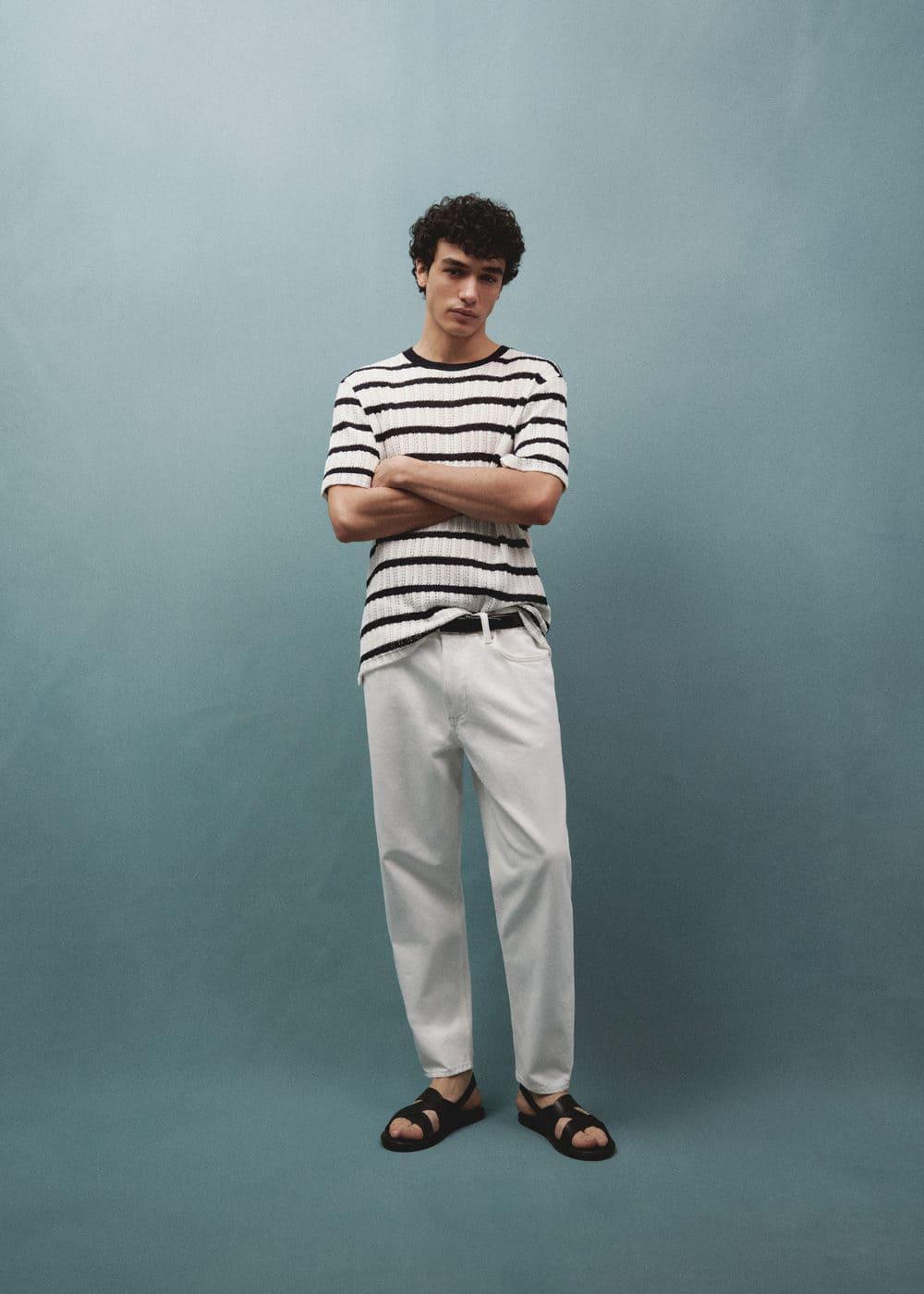 Mango Mens Tapered-Fit Jeans Product Image