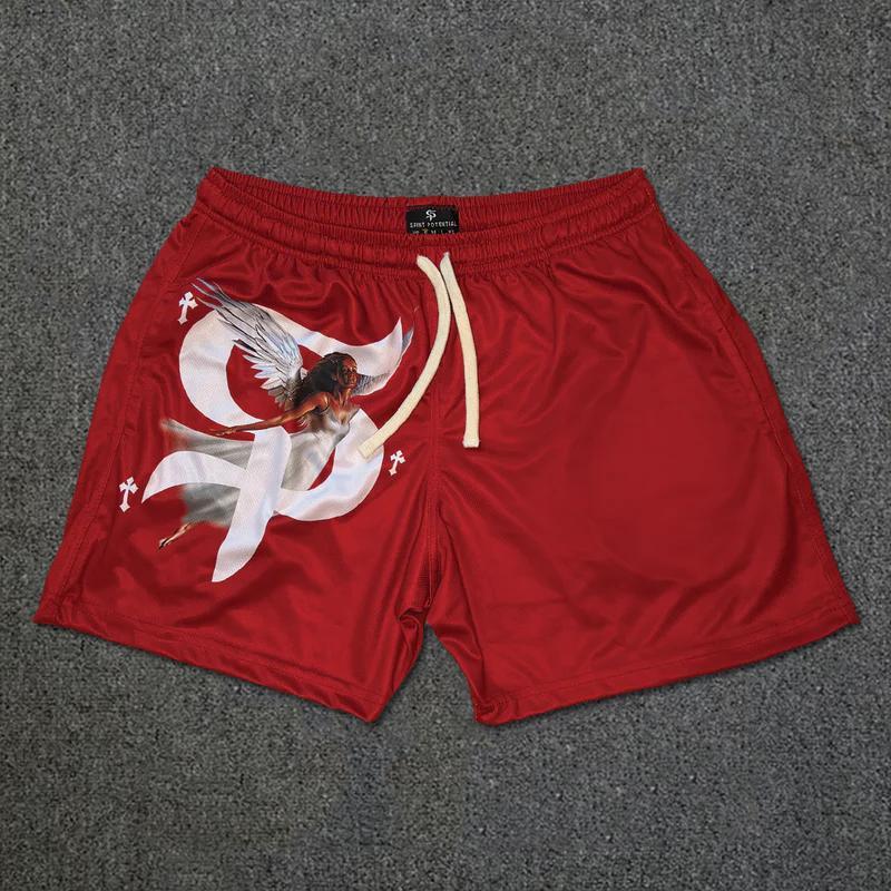 Sopula Faith Goddess Cross Print Shorts Product Image