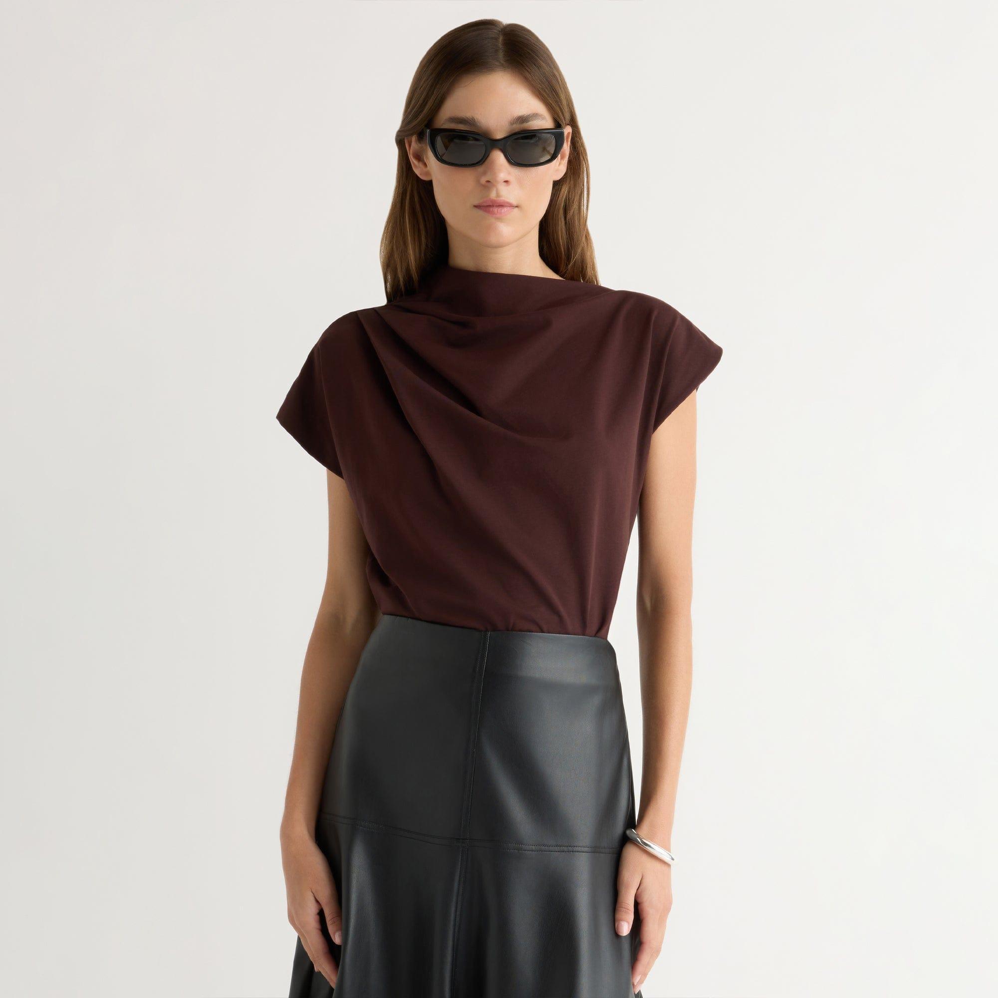 Kenny Asymmetric-Neck Tee Product Image