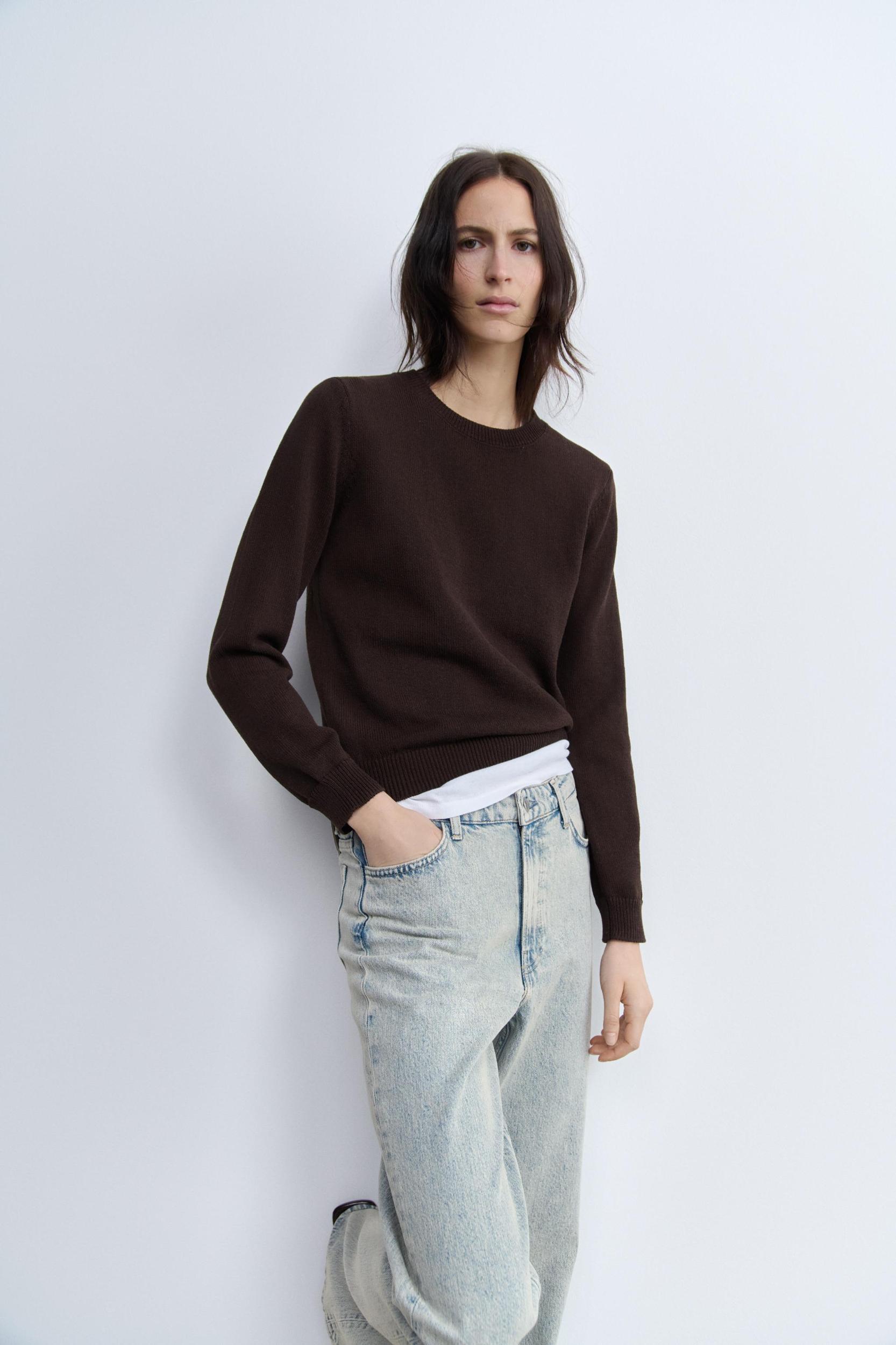 STRAIGHT CUT MID RISE JEANS ZW COLLECTION Product Image