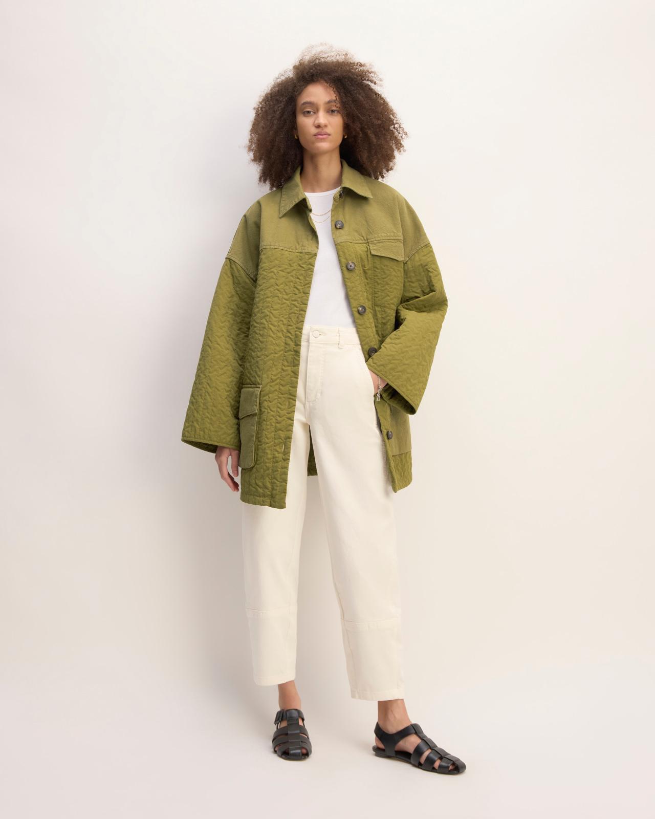 The Everlane x Marques' Almeida Canvas Patchwork Jacket Product Image